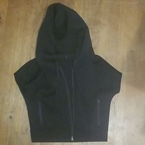 Ptula zipup sweater vest hoodie